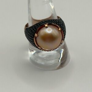 Milor Bronze Pearl Ring
